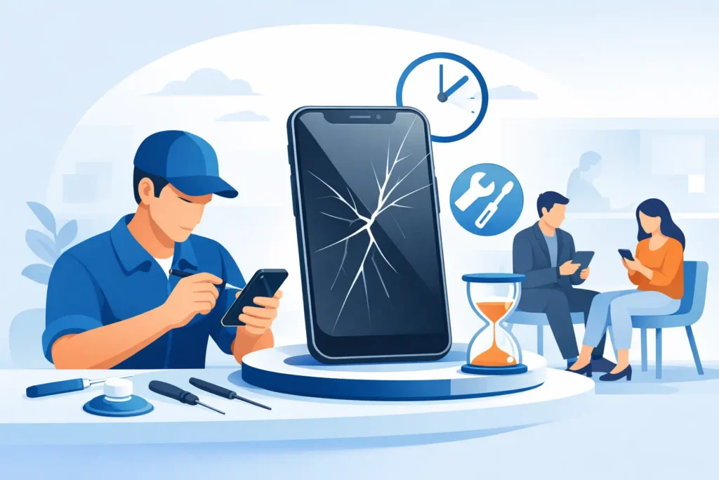 15 Minute iPhone Screen Repair While You Wait