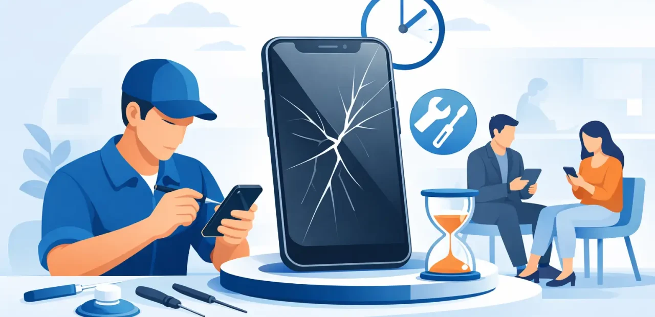 15 Minute iPhone Screen Repair While You Wait